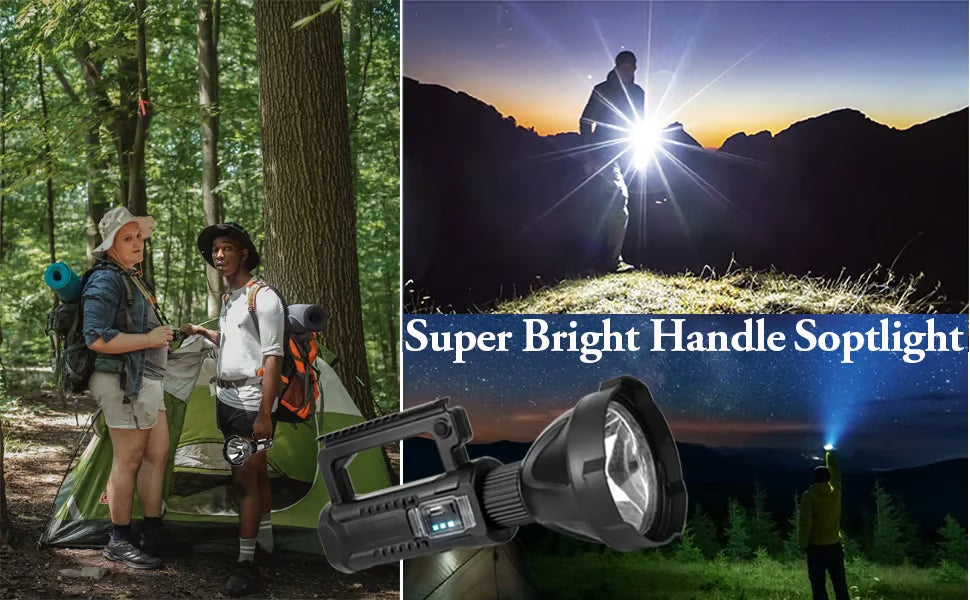 Rechargeable Handheld Spotlight Flashlight