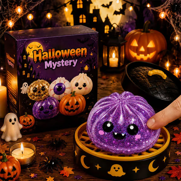 🔥Last Day 50% OFF - ✨🎃 Halloween Dumpling Squeeze Squishy Toy