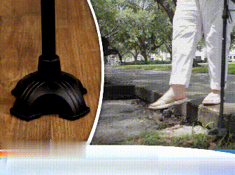 Aluminum alloy with LED light non-slip foldable walking stick