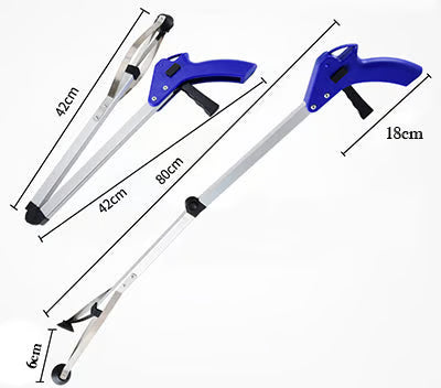 Folding Long Reach Grabber Tool