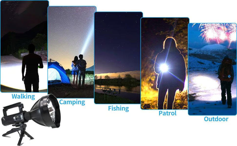 Rechargeable Handheld Spotlight Flashlight
