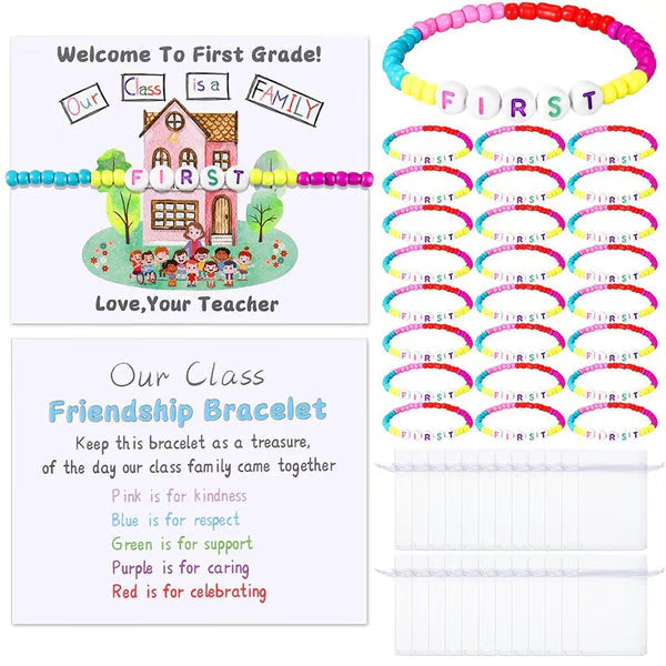 🔥Last Day 49% OFF - ✨🌈 Welcome BeadBracelets - StrengthenClassroom Friendship & SpreadWarm Kindness!