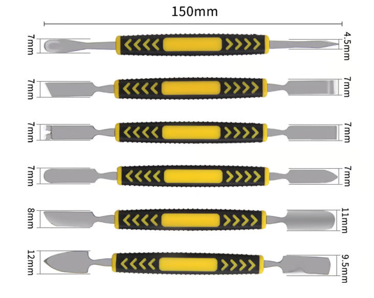 Metal Pry Tool 6-Piece Set
