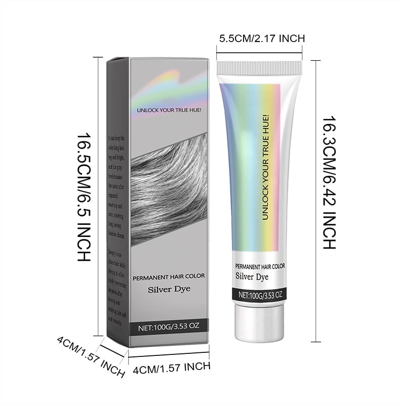 ✨This Week's Special Price $7.99💥 2-in-1 Natural Essence Extract Silver Hair Dye