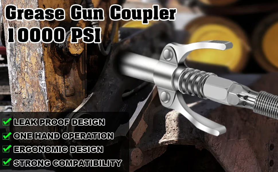 Pro-Grade Grease Gun Coupler Kit