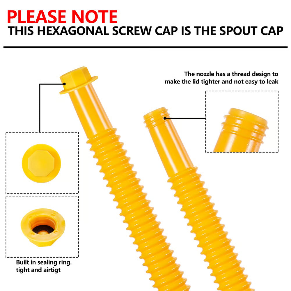 Flexible Replacement Gas Can Spout Kit