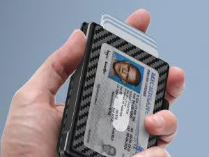 🔥🔥LAST DAY SALE 49% OFF-🔥Minimalist Pop-Up Wallet for Men – RFID Blocking Aluminum Card Holder with Cash Slot, ID Window & Leather Front Pocket