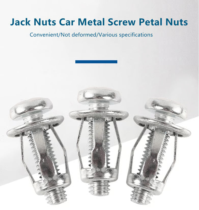 Metal Petal Expansion Jack Nuts Kit