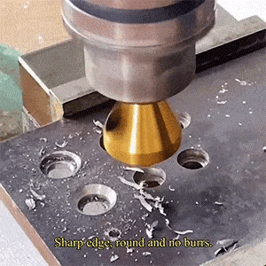 Titanium HSS Countersink Chamfer Drill Set