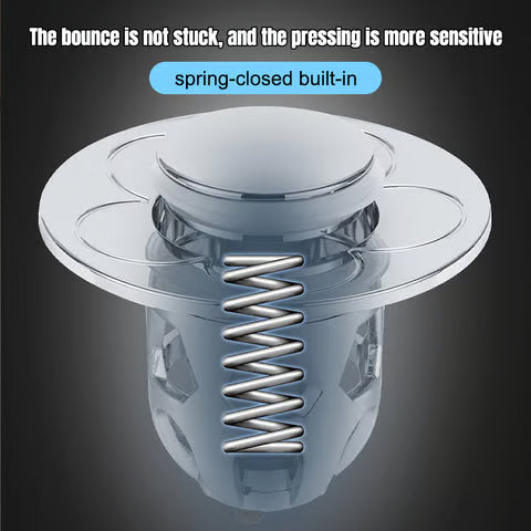 Universal Pop-Up Sink Drain Stopper