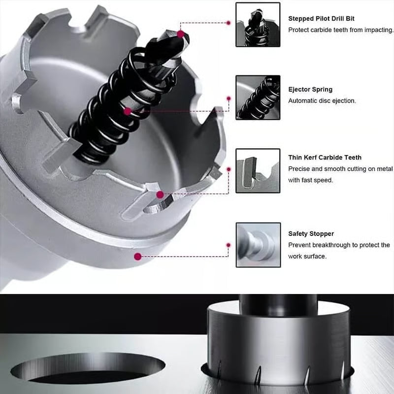 Carbide Hole Saw for Metal