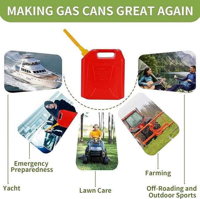 Flexible Replacement Gas Can Spout Kit