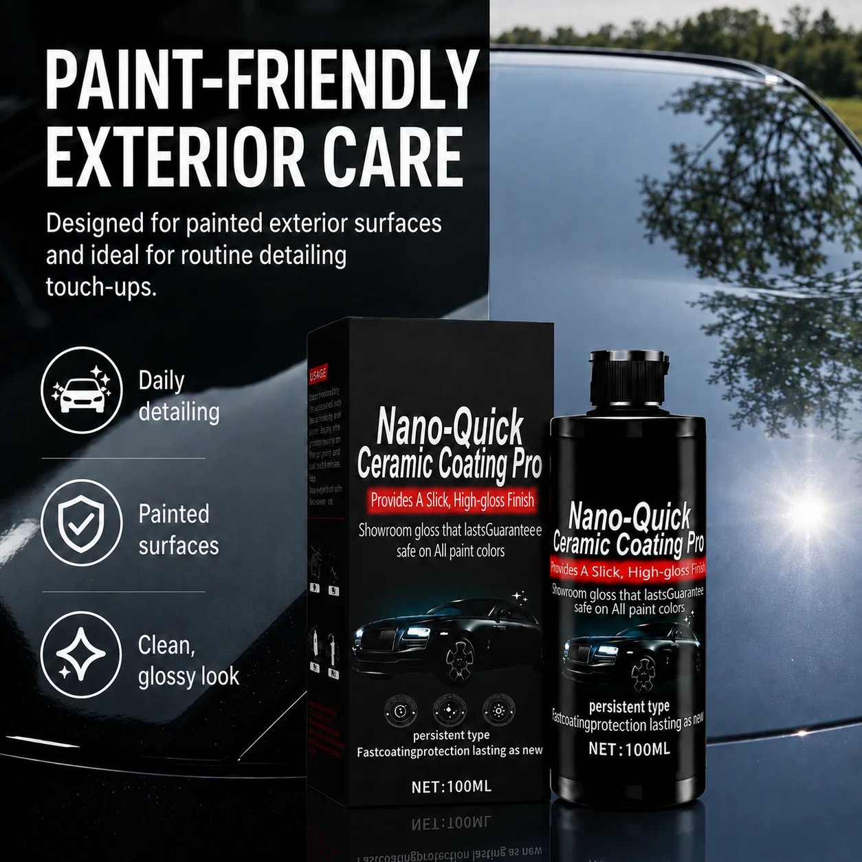 🔥LAST DAY SALE 49% OFF-🚗Automotive Nano Ceramic Coating Spray