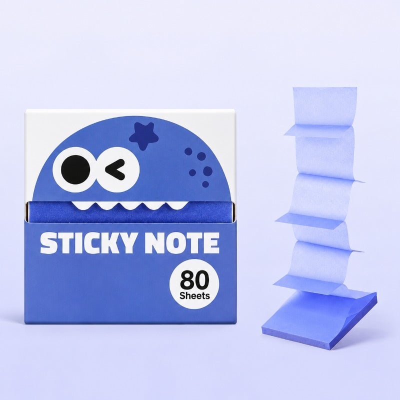 🔥 Buy 1 Get 1 Free ✨ Fruit Monster Pop-Up Sticky Notes 🍋🍏