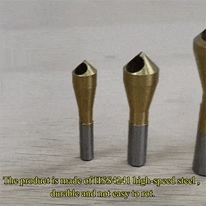 Titanium HSS Countersink Chamfer Drill Set