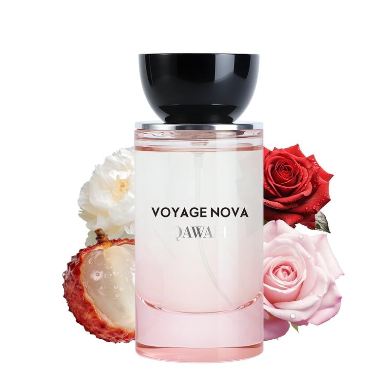🔥Last Day 49% OFF🌹Voyage Nova | Rosey Fruity Floral | Extrait De Parfum | Long Lasting Luxury Fragrance