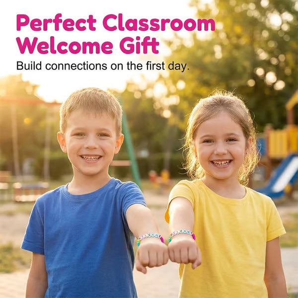 🔥Last Day 49% OFF - ✨🌈 Welcome BeadBracelets - StrengthenClassroom Friendship & SpreadWarm Kindness!
