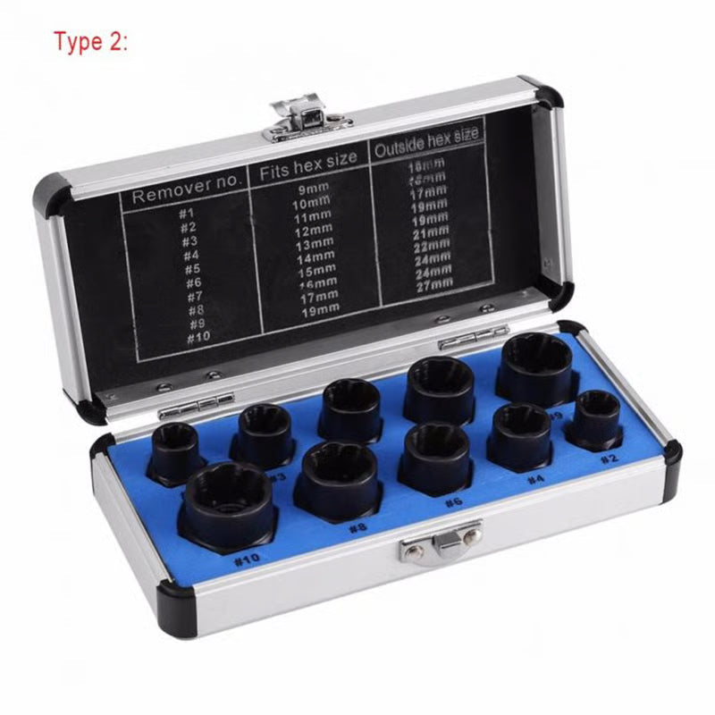 Perfect Toolkit for Removing Stripped, Rounded Off and Rusted Bolts & Nuts