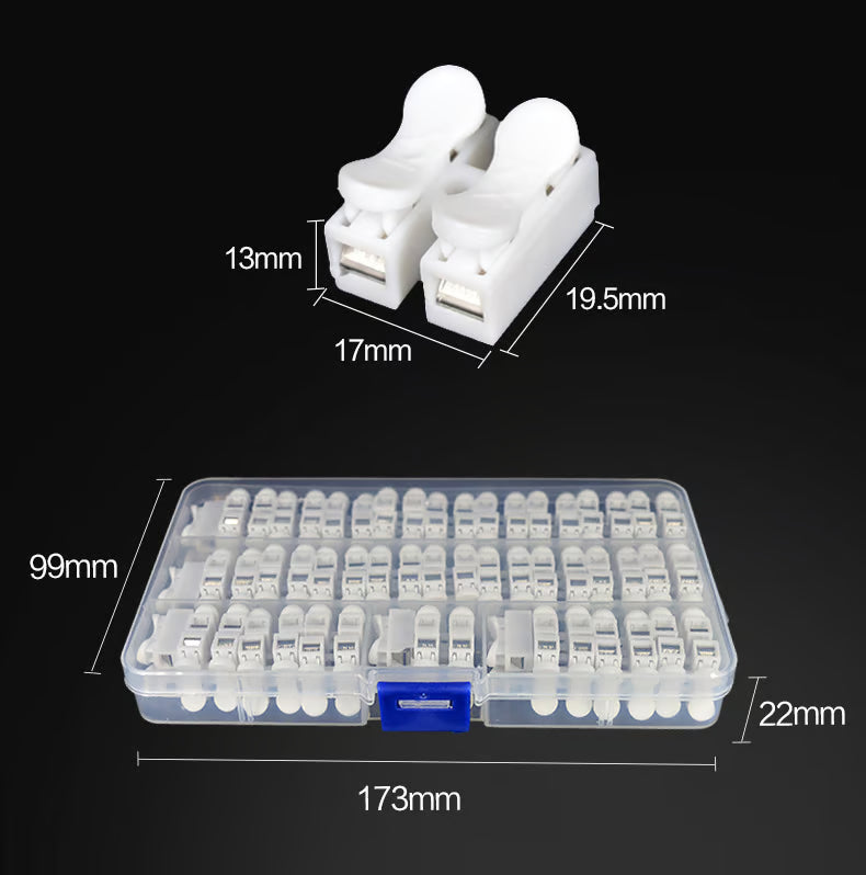 Push-In Quick Wire Cable Connectors