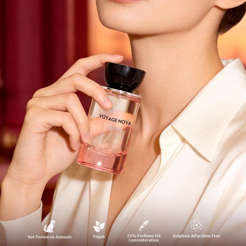 🔥Last Day 49% OFF🌹Voyage Nova | Rosey Fruity Floral | Extrait De Parfum | Long Lasting Luxury Fragrance