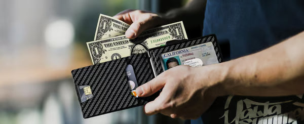 🔥🔥LAST DAY SALE 49% OFF-🔥Minimalist Pop-Up Wallet for Men – RFID Blocking Aluminum Card Holder with Cash Slot, ID Window & Leather Front Pocket