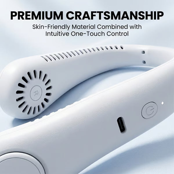 🔥Last Day 49% OFF🔥🍃360° Portable Bladeless Neck Fan