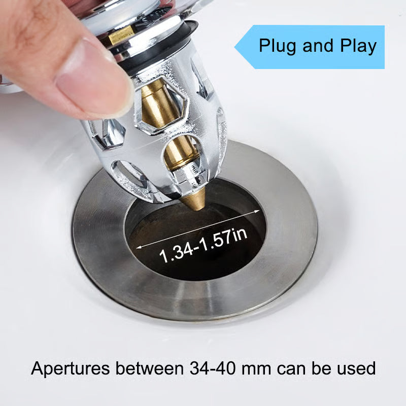 Universal Pop-Up Sink Drain Stopper