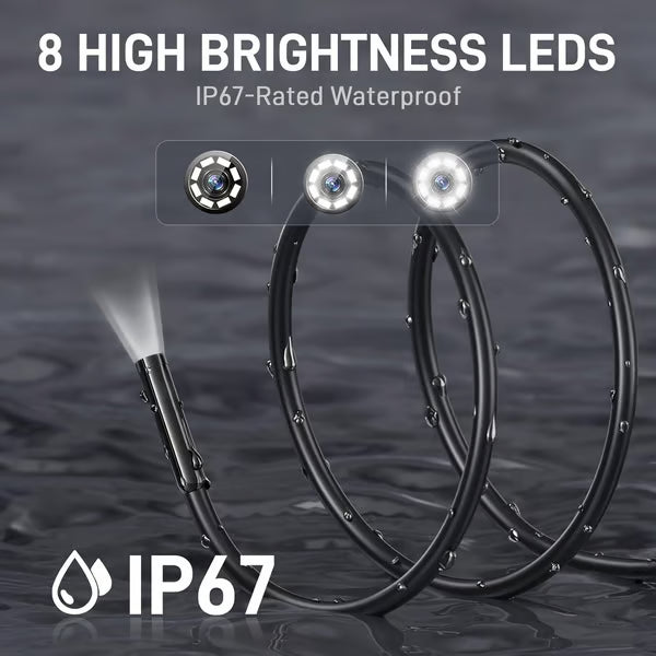 🔥LAST DAY SALE 49% OFF-🔎 Plug-and-Play Endoscope Camera - Compatible with Android & iPhone & ipad for Direct Connection