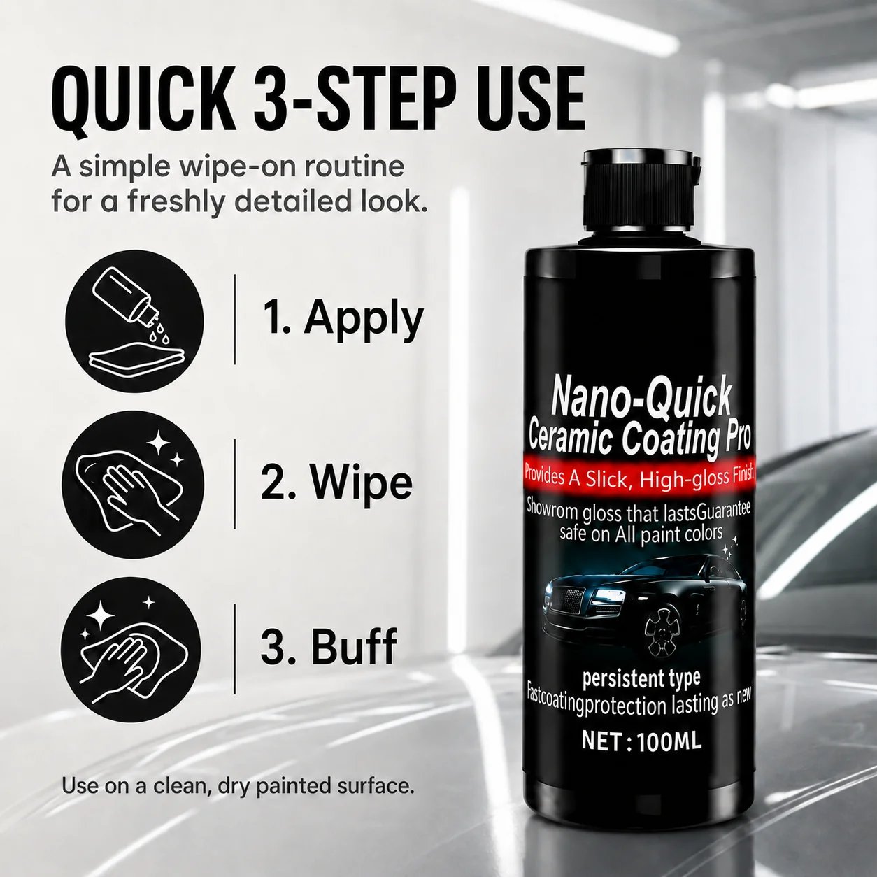 🔥LAST DAY SALE 49% OFF-🚗Automotive Nano Ceramic Coating Spray