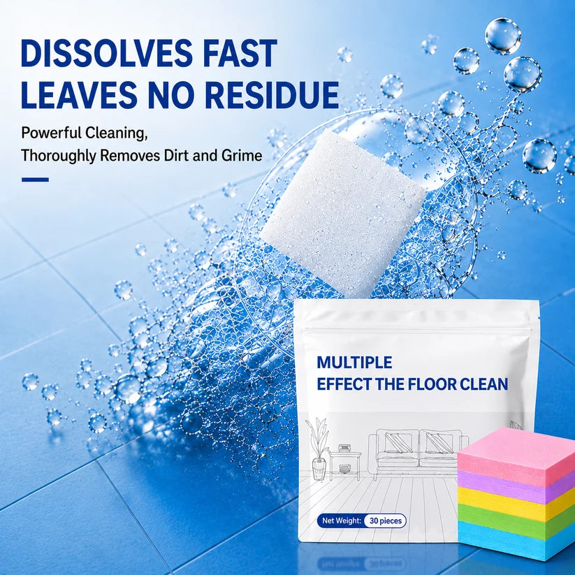 The Floor Cleaning Tablets Multi - functional in One Anti bacterial ·Deodorization · Maintenance