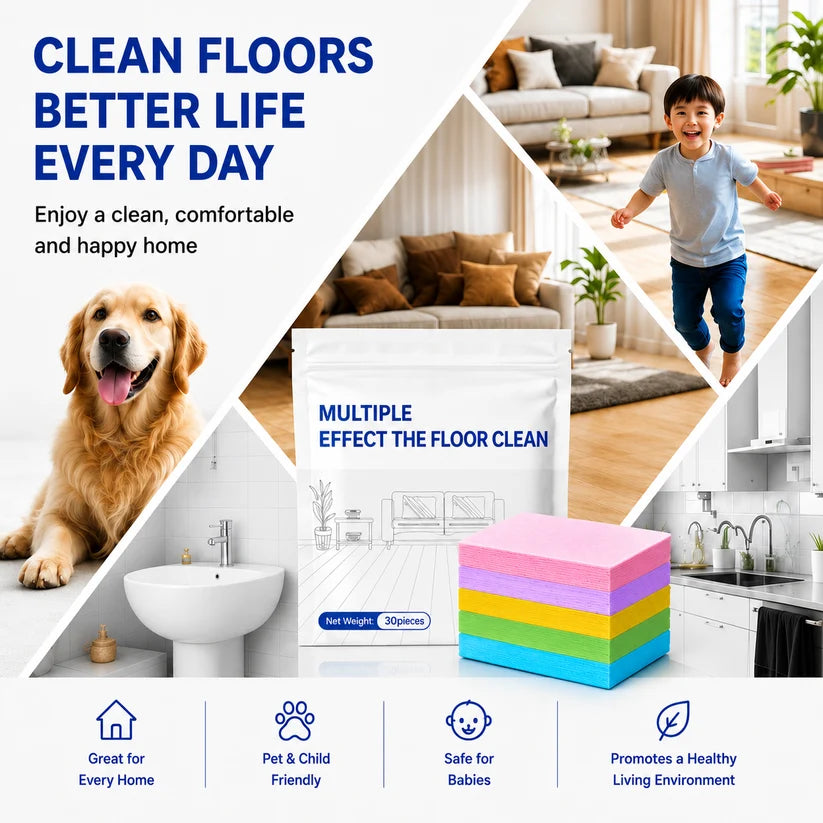 The Floor Cleaning Tablets Multi - functional in One Anti bacterial ·Deodorization · Maintenance
