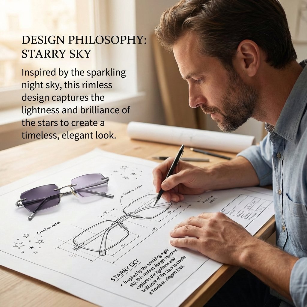 【Co-Created by Designers】Gypsophila Smart Zoom and Color-Changing Reading Glasses