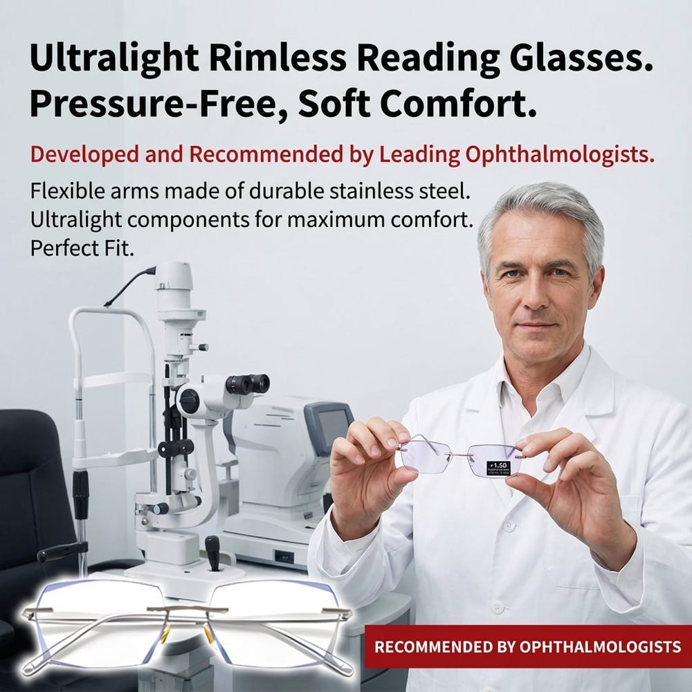 【Co-Created by Designers】Gypsophila Smart Zoom and Color-Changing Reading Glasses