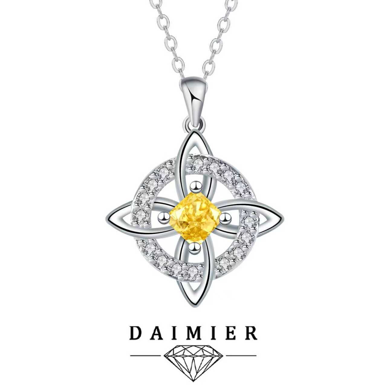 Mystical Birthstone Witches Knot Necklace – 🔮💞Protect Your Loved Ones