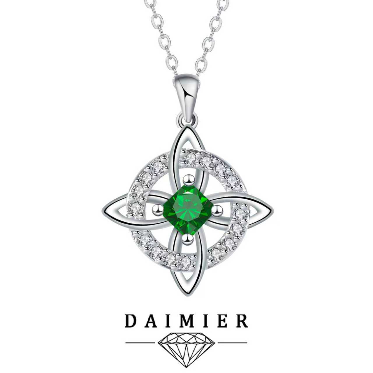 Mystical Birthstone Witches Knot Necklace – 🔮💞Protect Your Loved Ones