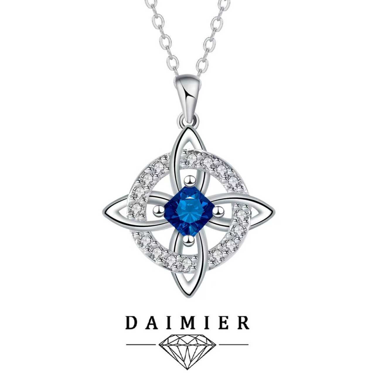 Mystical Birthstone Witches Knot Necklace – 🔮💞Protect Your Loved Ones