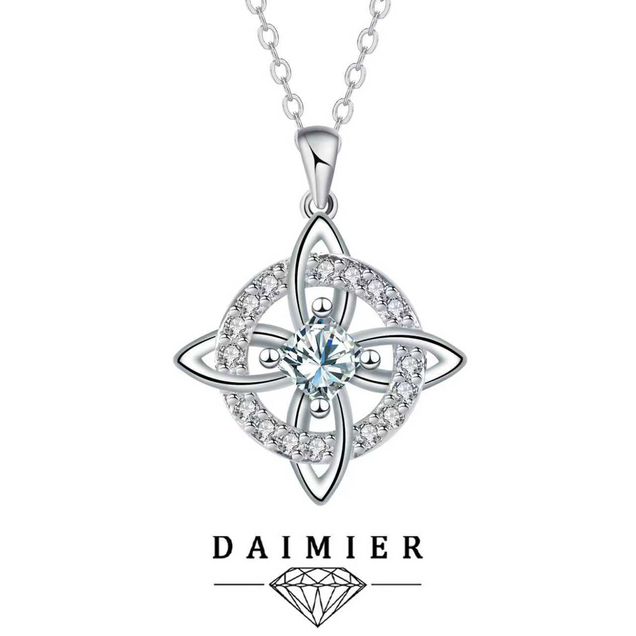 Mystical Birthstone Witches Knot Necklace – 🔮💞Protect Your Loved Ones