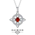 Mystical Birthstone Witches Knot Necklace – 🔮💞Protect Your Loved Ones