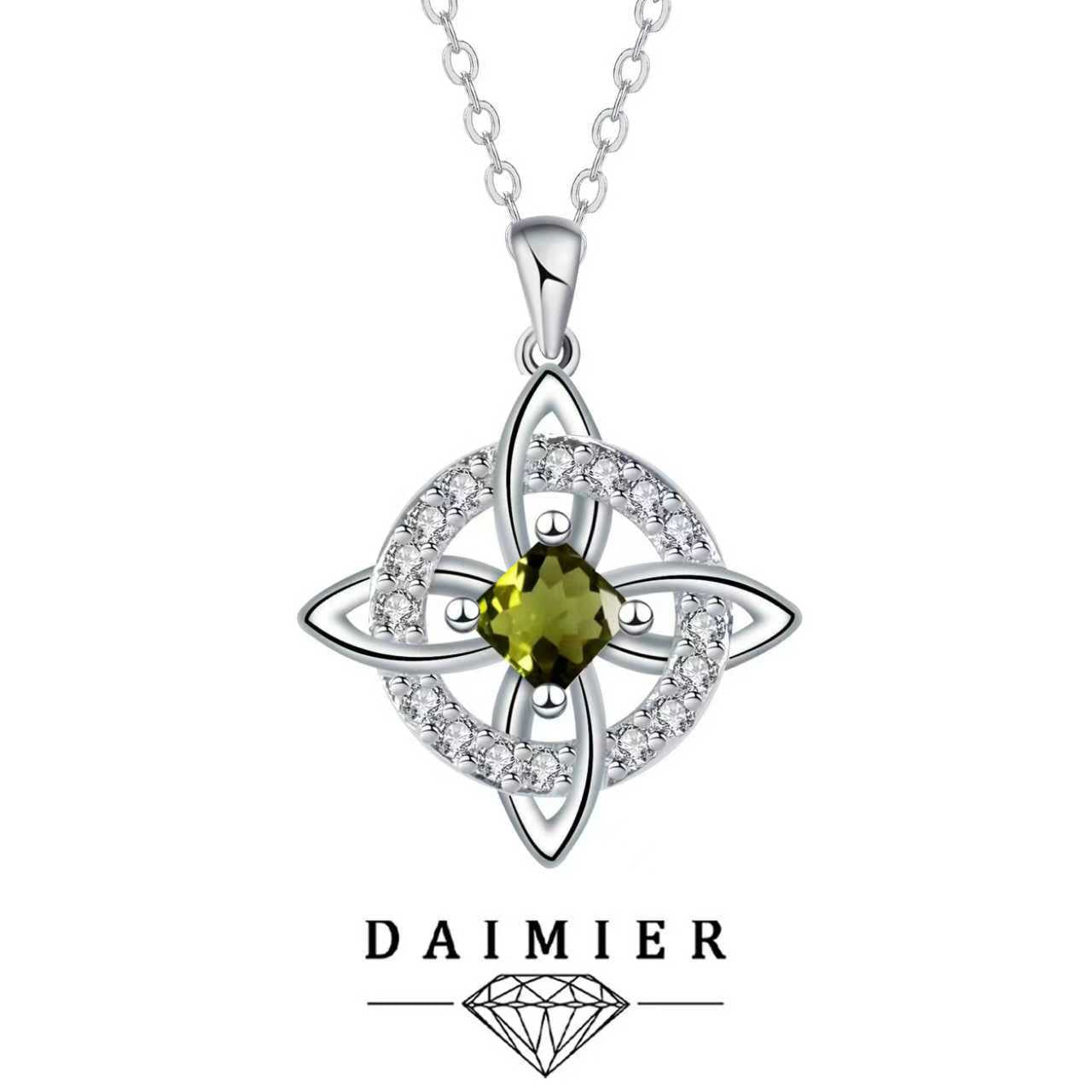Mystical Birthstone Witches Knot Necklace – 🔮💞Protect Your Loved Ones