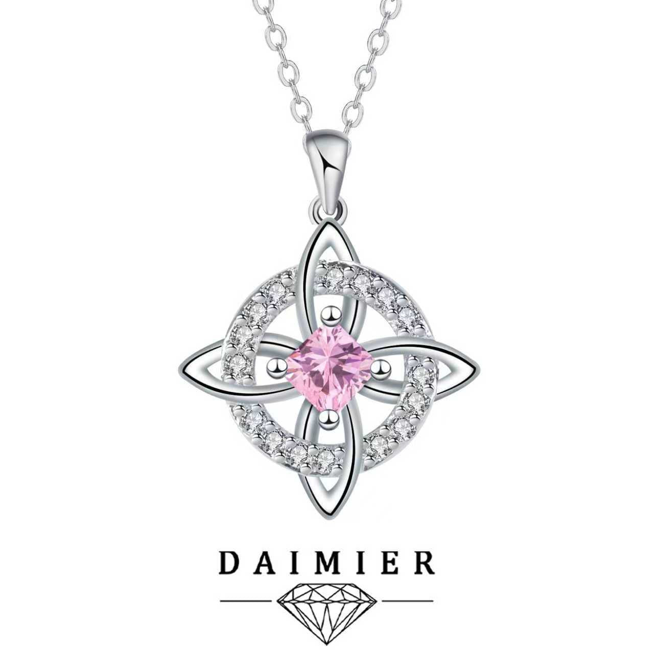 Mystical Birthstone Witches Knot Necklace – 🔮💞Protect Your Loved Ones