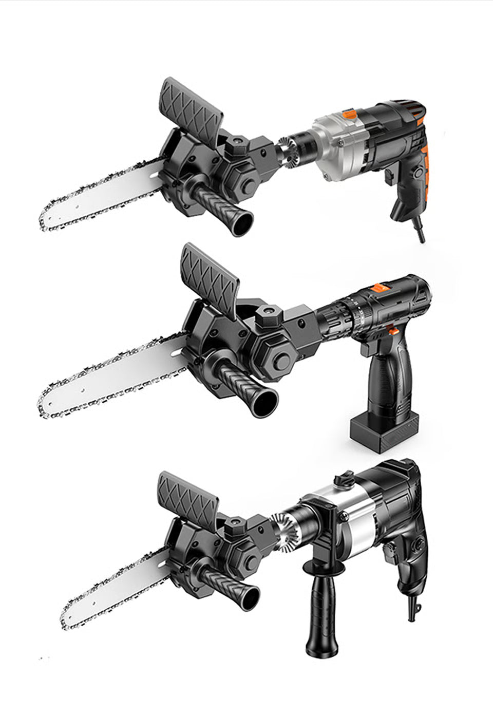 🔥Hot sale - 4/6 Inch Electric Drill Modified To Electric Chainsaw Drill Attachment