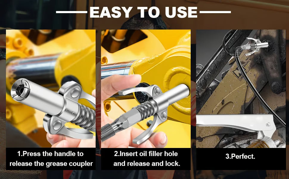 Pro-Grade Grease Gun Coupler Kit