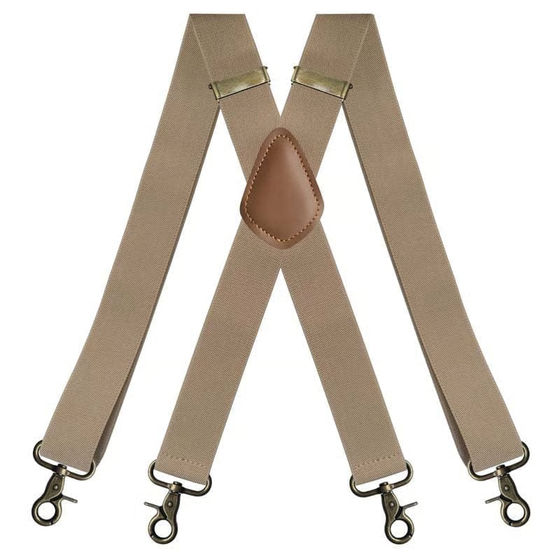 📏 Adjustable Work Suspenders | Classic X-Back Support
