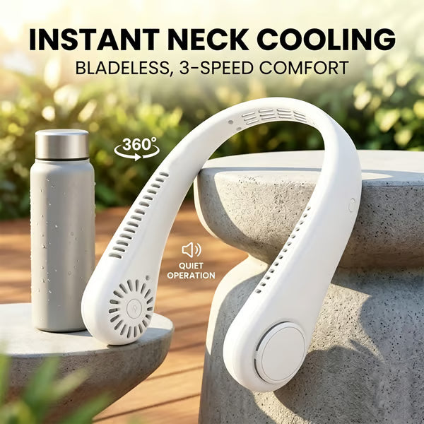 🔥Last Day 49% OFF🔥🍃360° Portable Bladeless Neck Fan