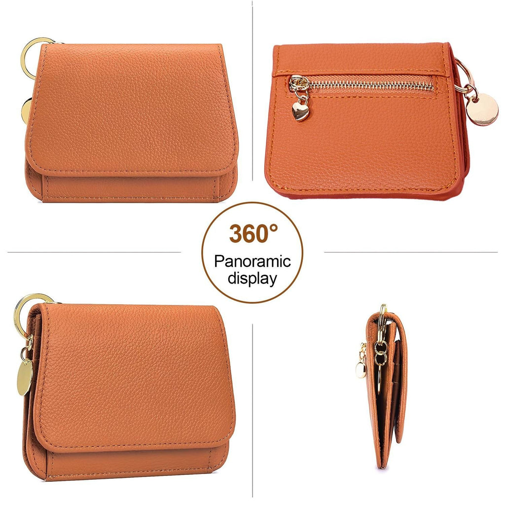 💖Hot 50% OFF🌹RFID Short Wallets for Women – Fashionable Card Holder with Key Ring & Coin Purse
