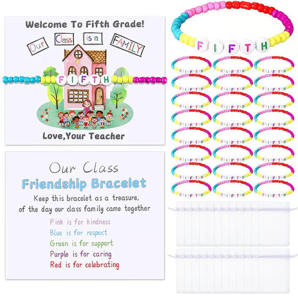 🔥Last Day 49% OFF - ✨🌈 Welcome BeadBracelets - StrengthenClassroom Friendship & SpreadWarm Kindness!