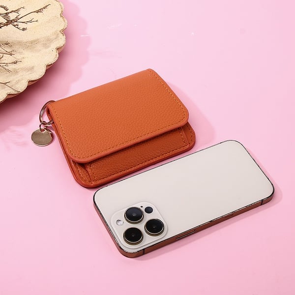 💖Hot 50% OFF🌹RFID Short Wallets for Women – Fashionable Card Holder with Key Ring & Coin Purse