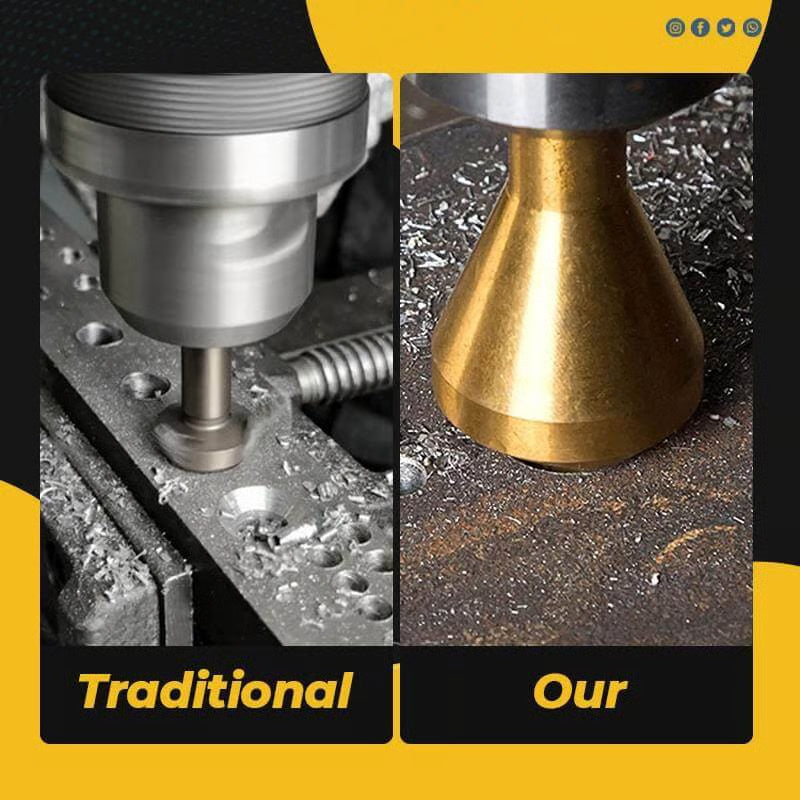 Titanium HSS Countersink Chamfer Drill Set