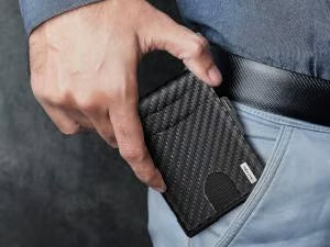 🔥🔥LAST DAY SALE 49% OFF-🔥Minimalist Pop-Up Wallet for Men – RFID Blocking Aluminum Card Holder with Cash Slot, ID Window & Leather Front Pocket