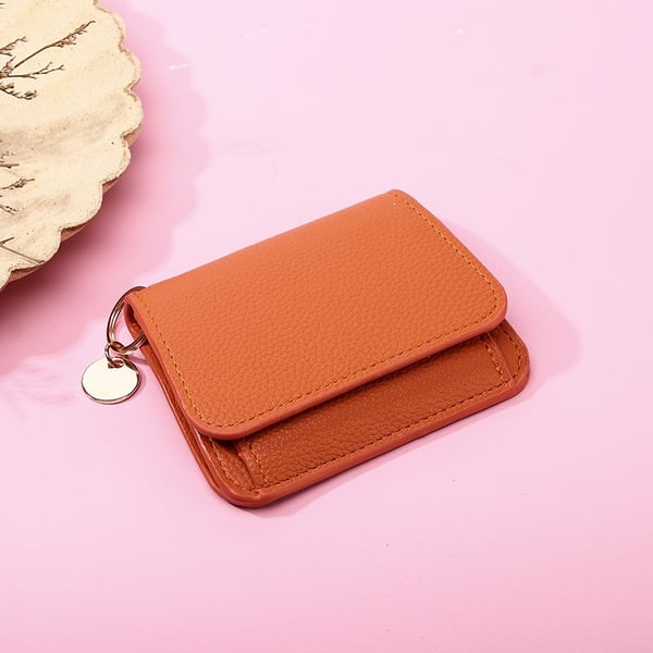 💖Hot 50% OFF🌹RFID Short Wallets for Women – Fashionable Card Holder with Key Ring & Coin Purse